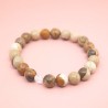 Bracelet en Jaspe Paysage - Clairvoyance et Créativité -