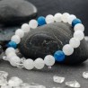 Bracelet "Féminité" en Pierre de Lune et Apatite - Bijou Magique