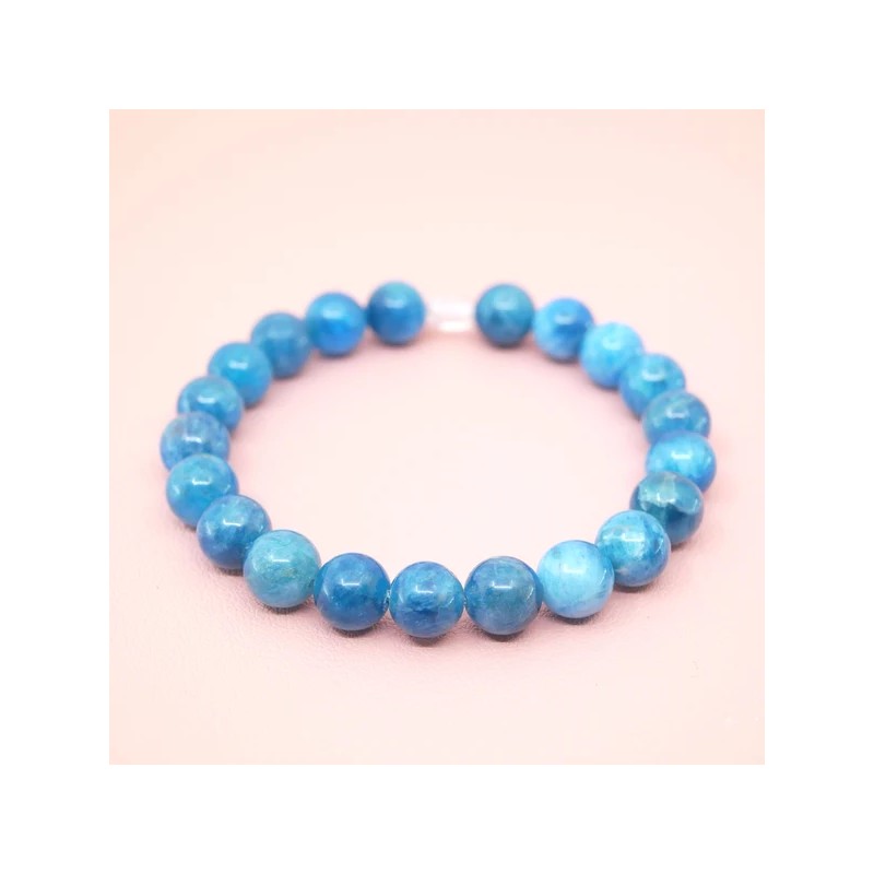 Bracelet en Apatite AAA - Motivation et Communication -