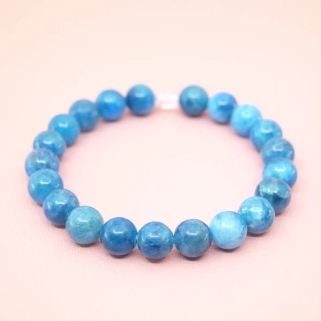 Bracelet en Apatite AAA - Motivation et Communication -