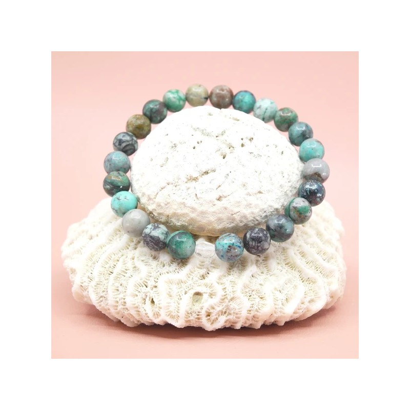 Bracelet Chrysocolle AAA - Tendresse et Réconfort -