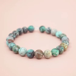 Bracelet Chrysocolle AAA - Tendresse et Réconfort -