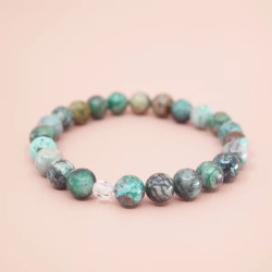Bracelet Chrysocolle AAA - Tendresse et Réconfort -