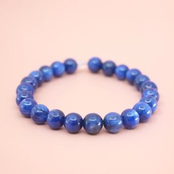 Bracelet en Cyanite AAA - Intuition, Tranquillité, Logique -