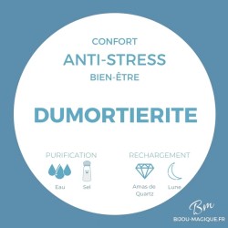 Bracelet en Dumortierite AAA - Anti-Stress et Bien-être