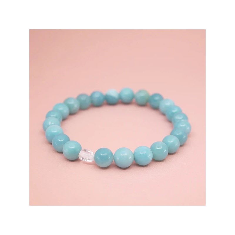 Bracelet en Amazonite A - Harmonie et Épanouissement -
