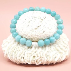 Bracelet en Amazonite A - Harmonie et Épanouissement -