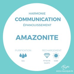 Bracelet en Amazonite A - Harmonie et Épanouissement -
