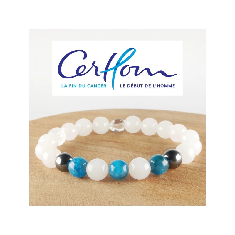 Bracelet Jade Blanc - CerHom - Movember