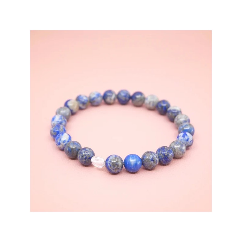 Bracelet en Lapis Lazuli - Amitié et Honnêteté - Cat AB
