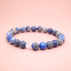 Bracelet en Lapis Lazuli - Amitié et Honnêteté - Cat AB