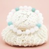 Bracelet en Jade Blanc et Amazonite - Bijou-Magique.Fr
